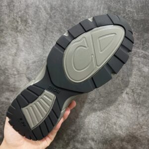 dior b30 green retro reflective chunky sneakers