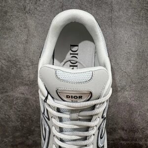 dior b30 light grey & charcoal retro chunky sneakers (wang junkai style)