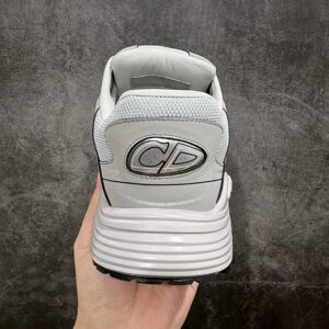 dior b30 light grey & charcoal retro chunky sneakers (wang junkai style)