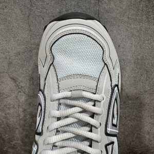 dior b30 light grey & charcoal retro chunky sneakers (wang junkai style)