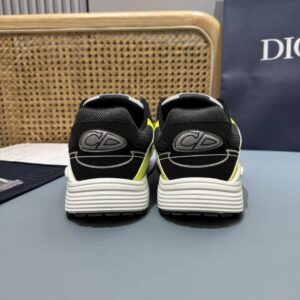 dior b30 countdown black & yellow limited edition chunky sneakers