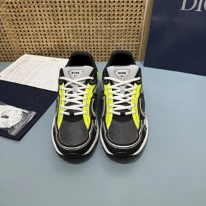 dior b30 countdown black & yellow limited edition chunky sneakers