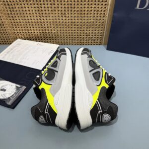 dior b30 countdown black & yellow limited edition chunky sneakers