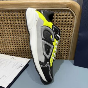 dior b30 countdown black & yellow limited edition chunky sneakers
