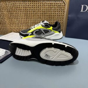 dior b30 countdown black & yellow limited edition chunky sneakers