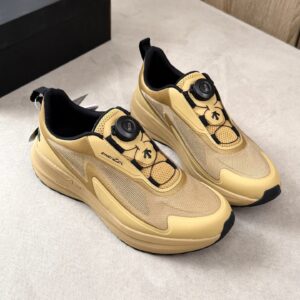 descente toggle design casual shoes in dust gold