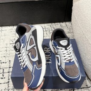 dior b30 blue grey retro cd logo unisex sneakers