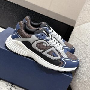 dior b30 blue grey retro cd logo unisex sneakers