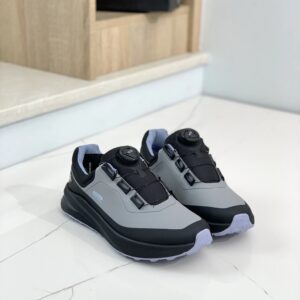 descente dualis urban commuter low top lifestyle sneakers (black/grey)