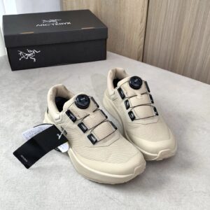 descente dualis g urban trail commuter running shoes (dust yellow)