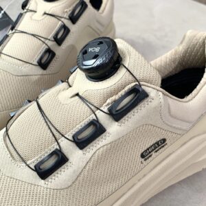 descente dualis g urban trail commuter running shoes (dust yellow)