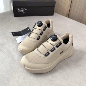 descente dualis g urban trail commuter running shoes (dust yellow)