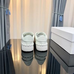 valentino 2022 ss white sneakers with enchanting pink straps & studs yixing zhang same style lace up collection