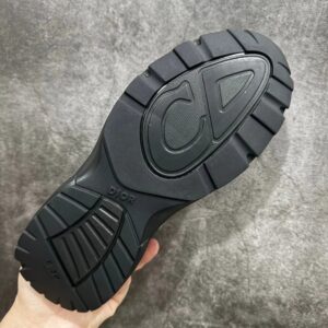 dior b30 tech mesh retro reflective unisex sneakers (black charcoal)