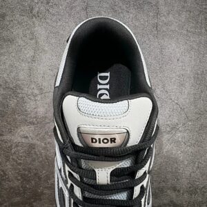 dior b30 tech mesh retro reflective unisex sneakers (black charcoal)