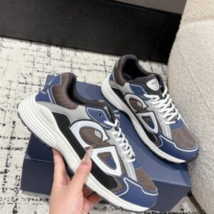 dior b30 blue grey retro cd logo unisex sneakers