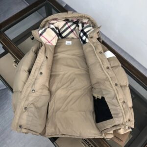 burberry puffer jacket beige