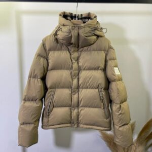 burberry puffer jacket beige
