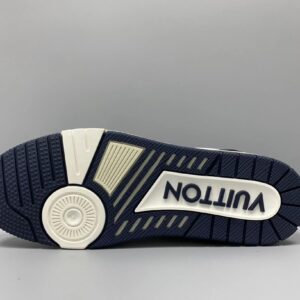 louis vuitton trainer white blue