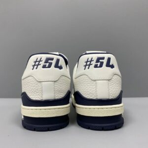louis vuitton trainer white blue
