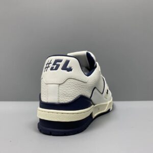 louis vuitton trainer white blue