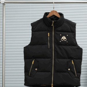 moose knuckles black vest