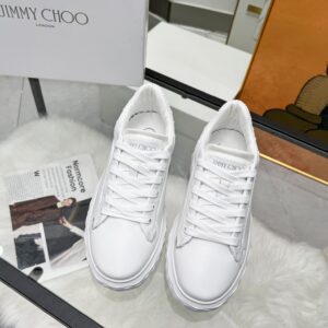 jimmy choo white diamond sneakers