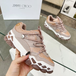 jimmy choo diamond x ii m sneakers pink