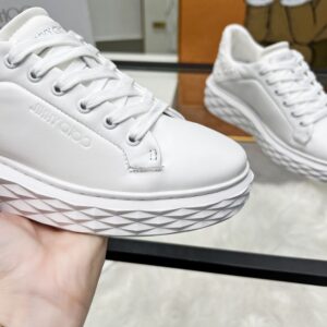jimmy choo white diamond sneakers