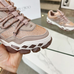 jimmy choo diamond x ii m sneakers pink