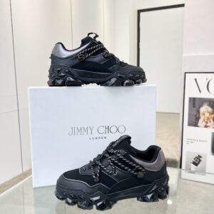 jimmy choo diamond x ii m sneakers black silver