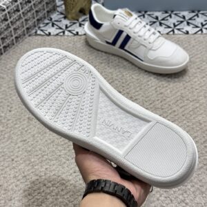 lanvin bumper sneakers white blue