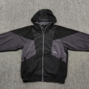 oakley nylon blend jacket black