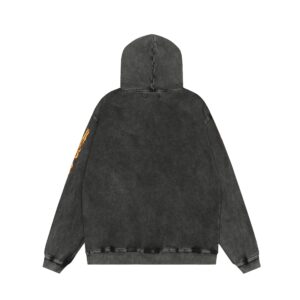 represent washed angel hoodie vintage black