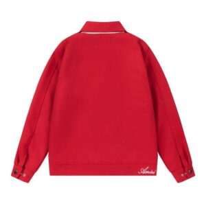 amiri wool logo jacket multicolor