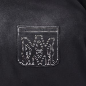 amiri vintage wash hoodie black