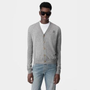 amiri bone knit sweater black