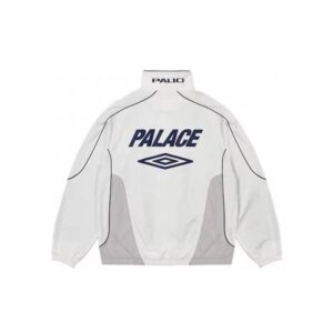 palace street jacket white/black