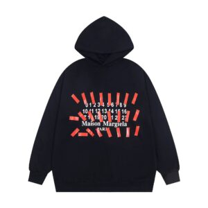 ​​maison margiela unisex french terry hoodie​