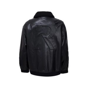 represent pu leather jacket black