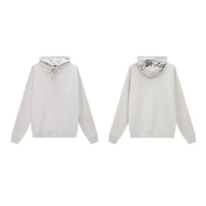 stussy logo embroidered hoodie multi color