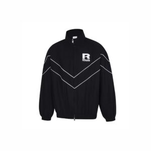 rhude striped track jacket multicolor