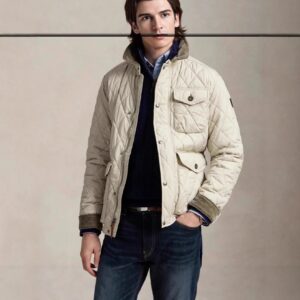 ralph lauren quilted jacket multicolor
