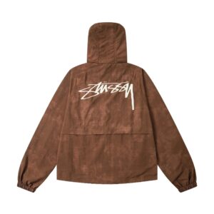 stussy hooded jacket multi color