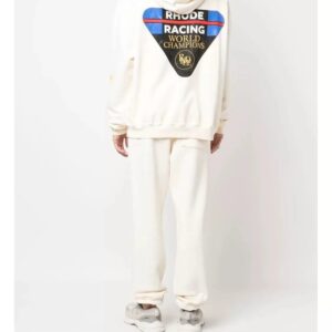 rhude triangle print hoodie multicolor