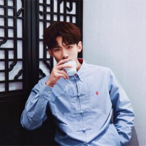 clot × rl traditional tang jacket blue/white