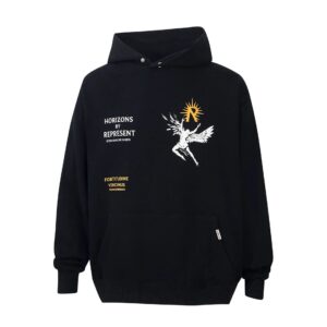 represent hoodie with angel print multicolor
