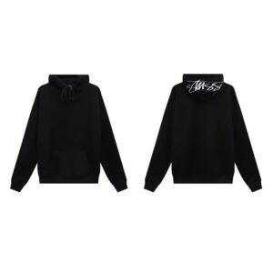 stussy logo embroidered hoodie multi color