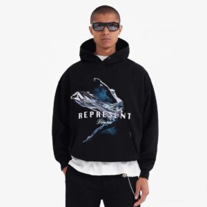 represent abstract dancer hoodie multicolor
