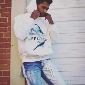 represent abstract dancer hoodie multicolor